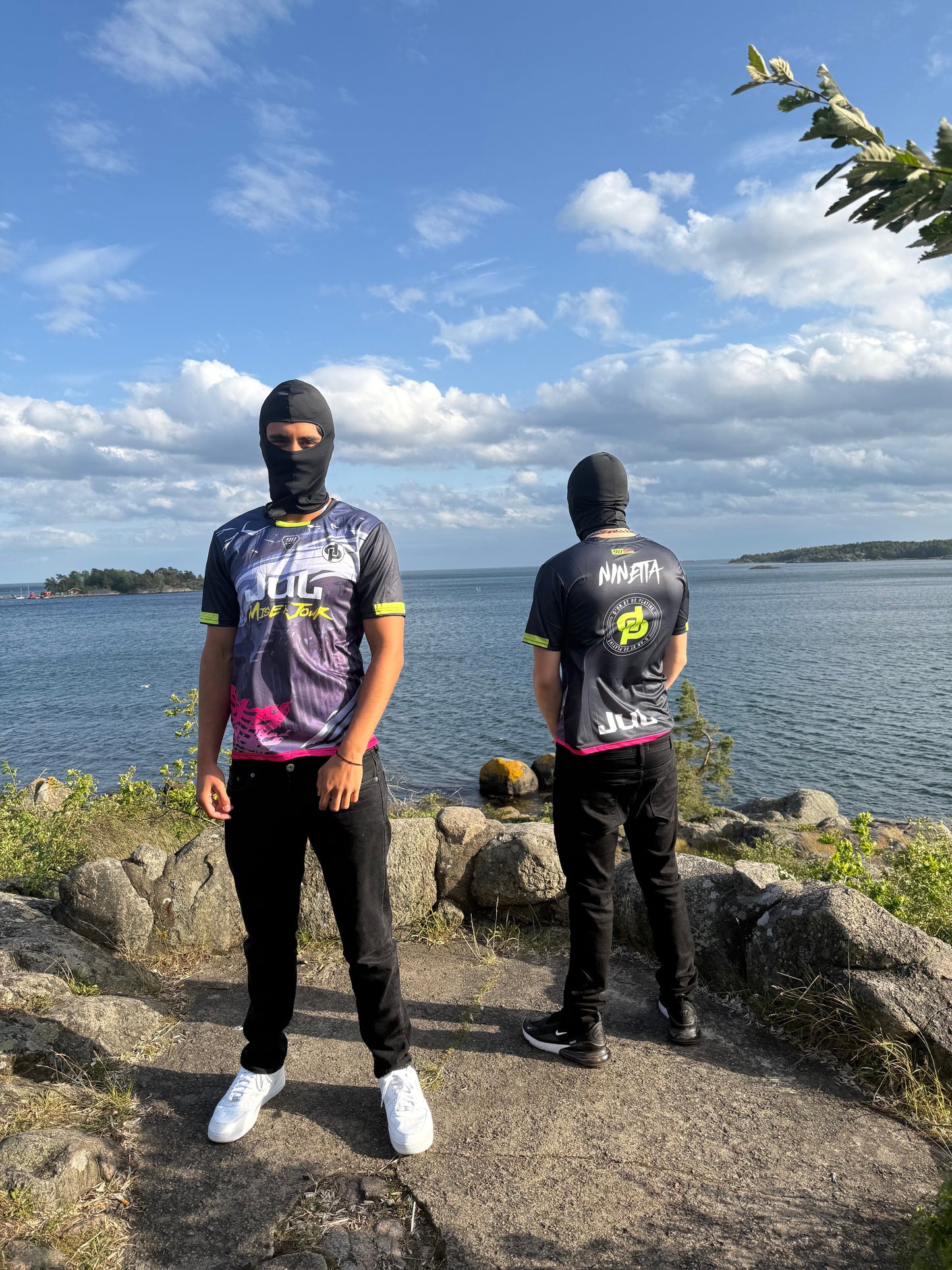 T-shirt JUL Toto and Ninetta  - Black/Pink